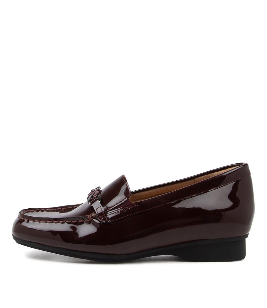 Shoes ZIERA | Fenders Xf Bordeaux Patent Leather Loafer