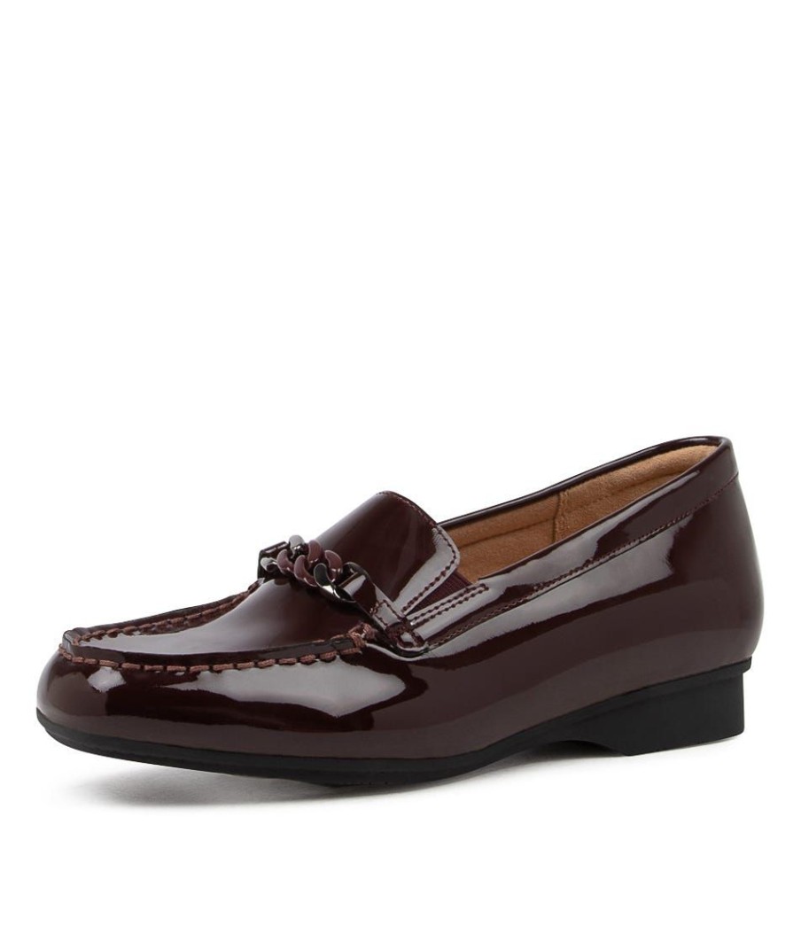 Shoes ZIERA | Fenders Xf Bordeaux Patent Leather Loafer