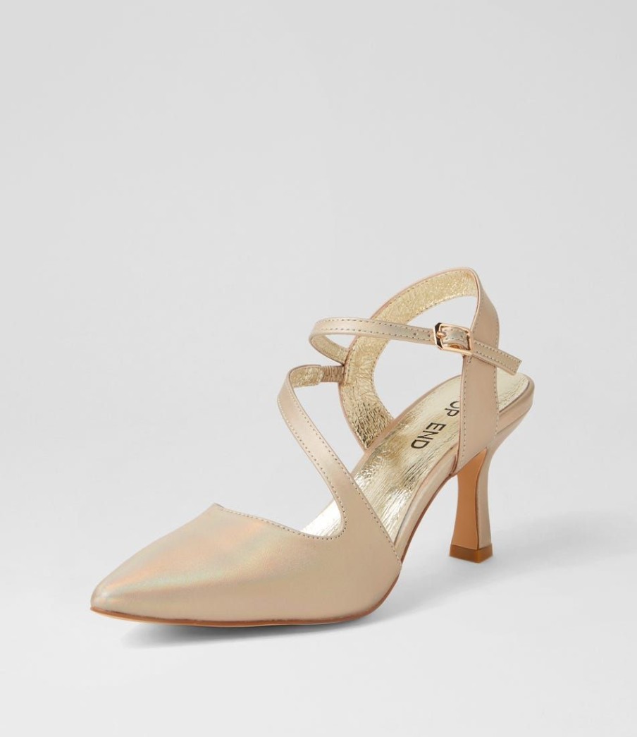 Shoes TOP END | Lukka Gold Rainbow Leather Heels