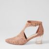 Shoes DJANGO & JULIETTE | Hobartet Cafe Sparkle Suede Heels