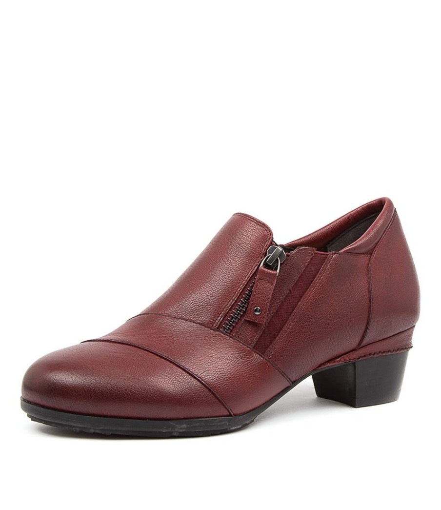 Shoes ZIERA | Camden W Dk Red Leather