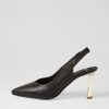 Shoes MOLLINI | Traina Black Gold Leather Heels