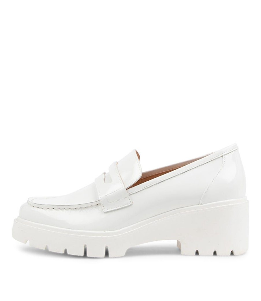 Shoes TOP END | Xainay White Patent Leather Heels