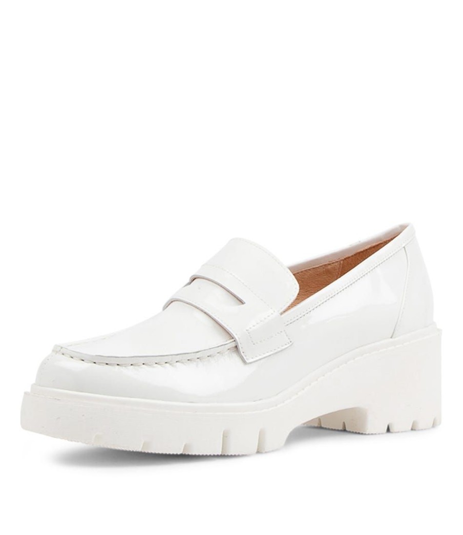 Shoes TOP END | Xainay White Patent Leather Heels