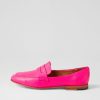 Shoes DJANGO & JULIETTE | Ulani Hot Pink Leather Loafers