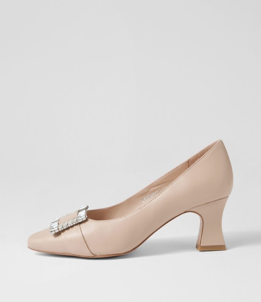 Shoes DJANGO & JULIETTE | Pronda Nude Leather Heels