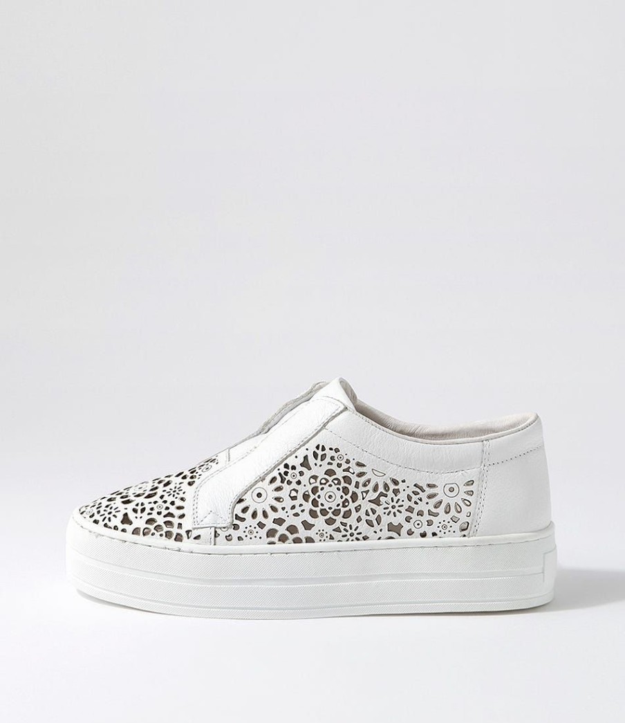 Shoes DJANGO & JULIETTE | Seong White Leather Sneakers