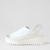 Shoes DJANGO & JULIETTE | Ober White Leather Patent Sandals