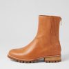 Shoes TOP END | Martinn Tan Croc Leather Ankle Boots