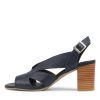 Shoes DJANGO & JULIETTE | Simmie Navy Leather Sandals