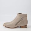 Shoes DJANGO & JULIETTE | Fossa Ash Leather Ankle Boots