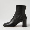 Shoes MOLLINI | Tems Black Leather Ankle Boots