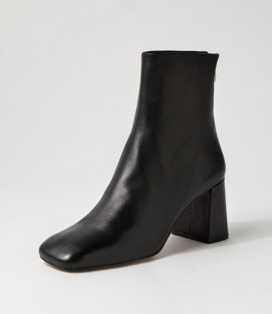 Shoes MOLLINI | Tems Black Leather Ankle Boots