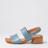 Shoes EOS | Saige Azurro Leather Sandals