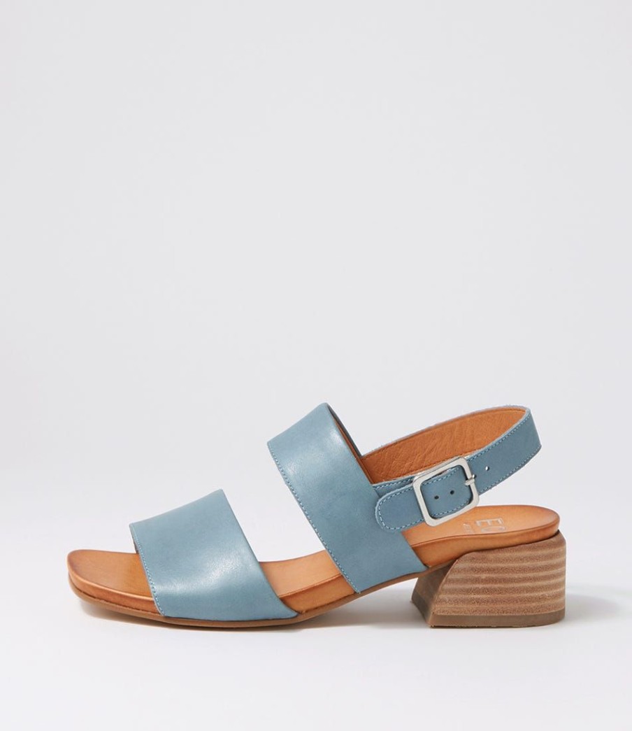 Shoes EOS | Saige Azurro Leather Sandals