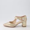 Shoes DIANA FERRARI | Latisha Pale Gold Brushed Leather Heels