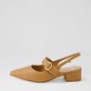 Shoes MOLLINI | Thetime Tan Leather Mary Jane Heels