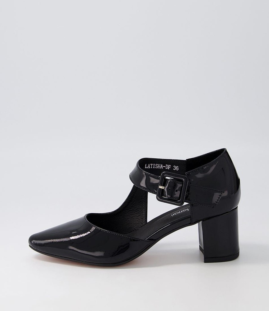 Shoes DIANA FERRARI | Latisha Black Patent Leather Heels