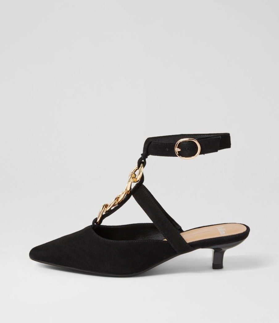 Shoes MOLLINI | Chills Black Suede Heels