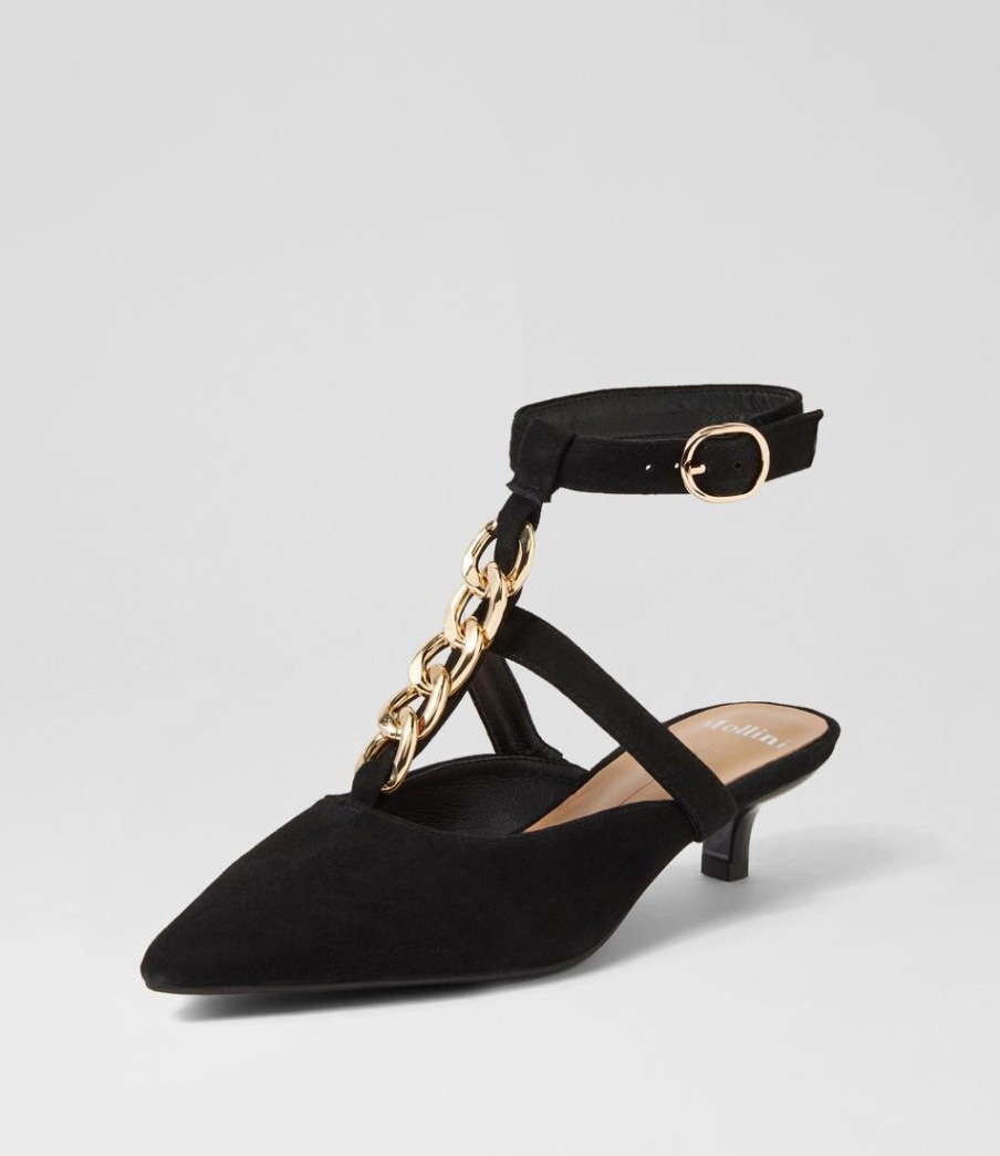 Shoes MOLLINI | Chills Black Suede Heels