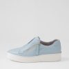 Shoes ZIERA | Zikta W Denim White Leather Sneakers