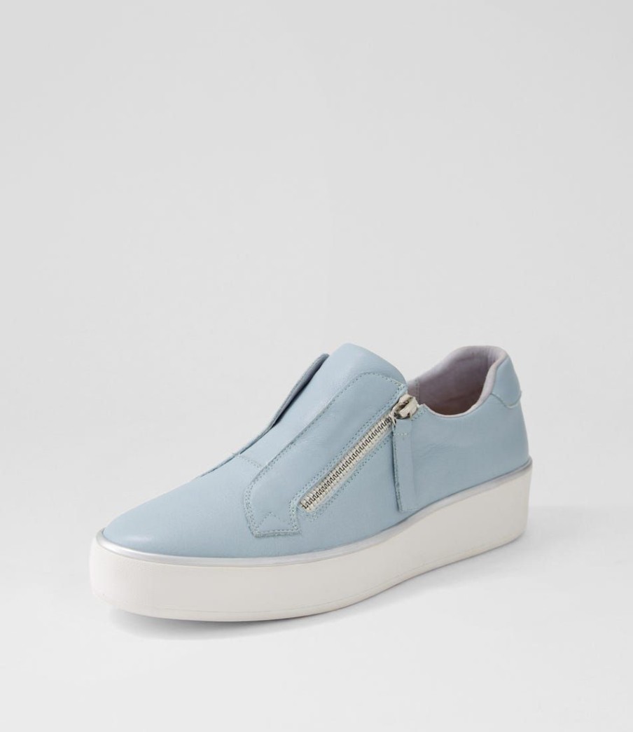 Shoes ZIERA | Zikta W Denim White Leather Sneakers