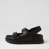 Shoes DJANGO & JULIETTE | Ubads Black Leather Sandals