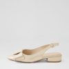 Shoes DJANGO & JULIETTE | Evenning Nude Shimmer Leather Flat Shoes