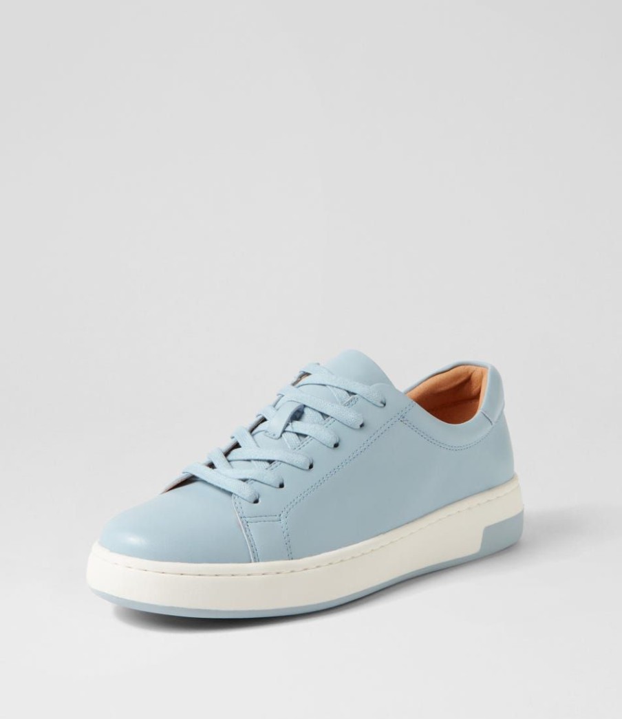 Shoes DIANA FERRARI | Delanys Pale Blue Leather Sneakers