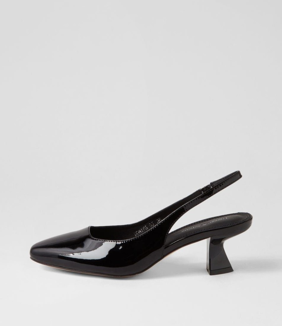 Shoes DJANGO & JULIETTE | Domina Black Patent Leather Heels