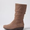 Shoes ZIERA | Seattle Xf Taupe Tumble Nubuck Calf Boots