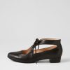 Shoes DJANGO & JULIETTE | Ewing Black Leather Mary Janes