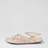 Shoes DJANGO & JULIETTE | Boota Silver Jewel Fabric Sandals