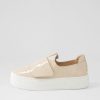 Shoes DJANGO & JULIETTE | Sendi Latte White Patent Leather Sneakers