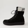 Shoes DJANGO & JULIETTE | Tombi Black Grey Multi Nubuck Lace Up Boots