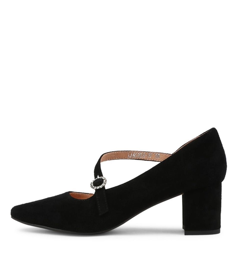 Shoes DIANA FERRARI | Langden Black Suede Heels