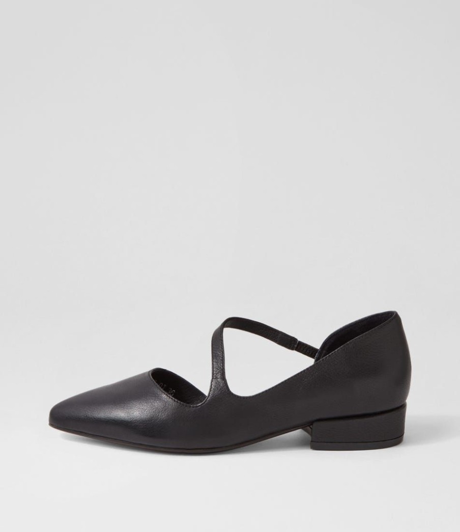 Shoes DJANGO & JULIETTE | Endre Black Leather Mary Janes