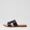 Shoes MOLLINI | Finali Black Leather Slides