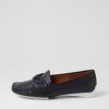 Shoes DJANGO & JULIETTE | Loukas Navy Leather Loafers