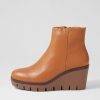 Shoes DJANGO & JULIETTE | Nish Dark Tan Leather Ankle Boots