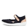 Shoes ZIERA | Ushery Xf Navy-Rose Gold