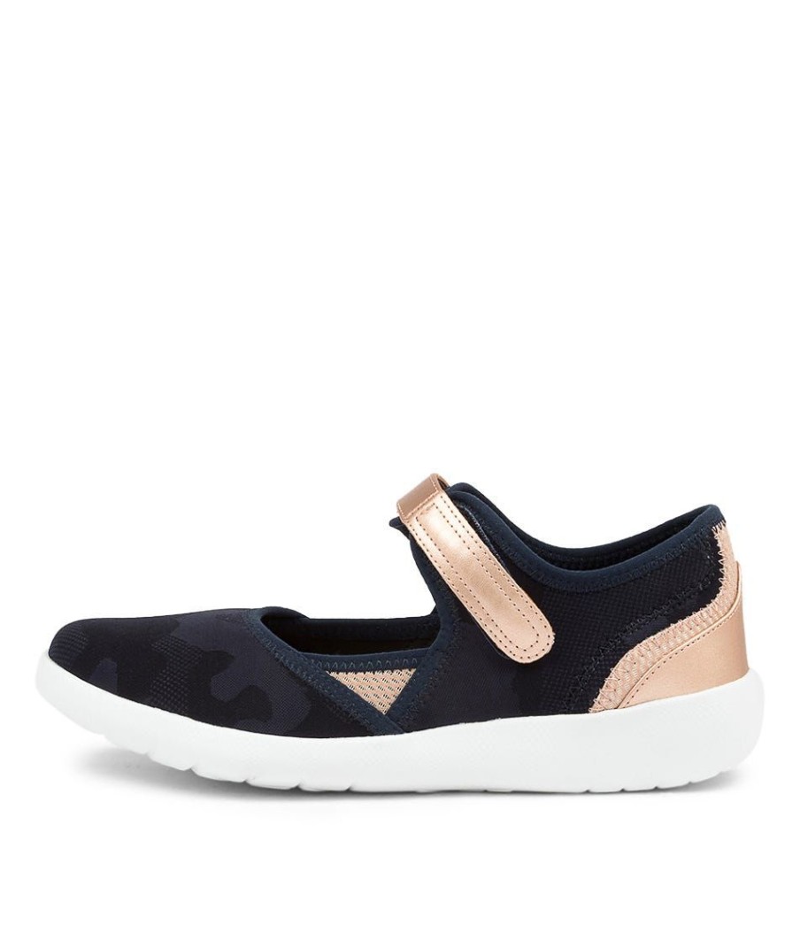 Shoes ZIERA | Ushery Xf Navy-Rose Gold