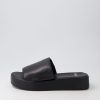 Shoes MOLLINI | Garnell Black Leather Slides