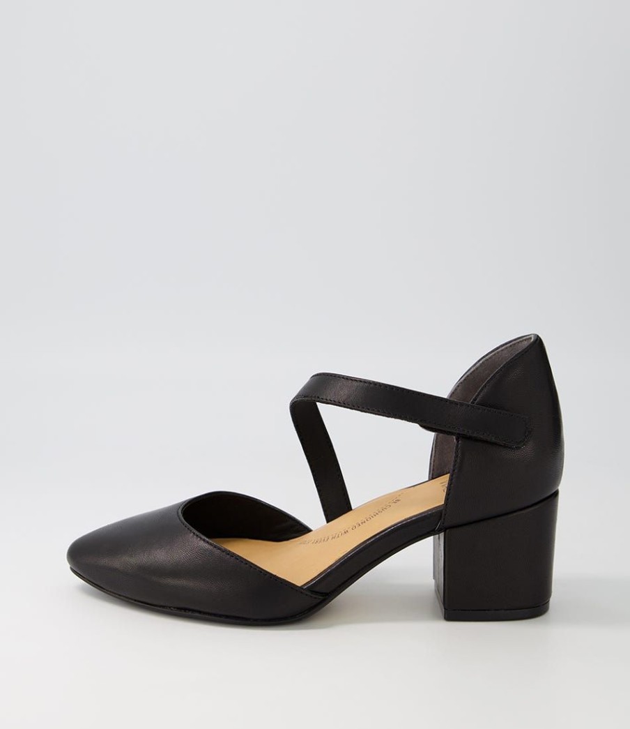 Shoes ZIERA | Vilmos Xw Black Leather Heels