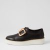 Shoes ZIERA | Zeki W Black White Leather Sneakers