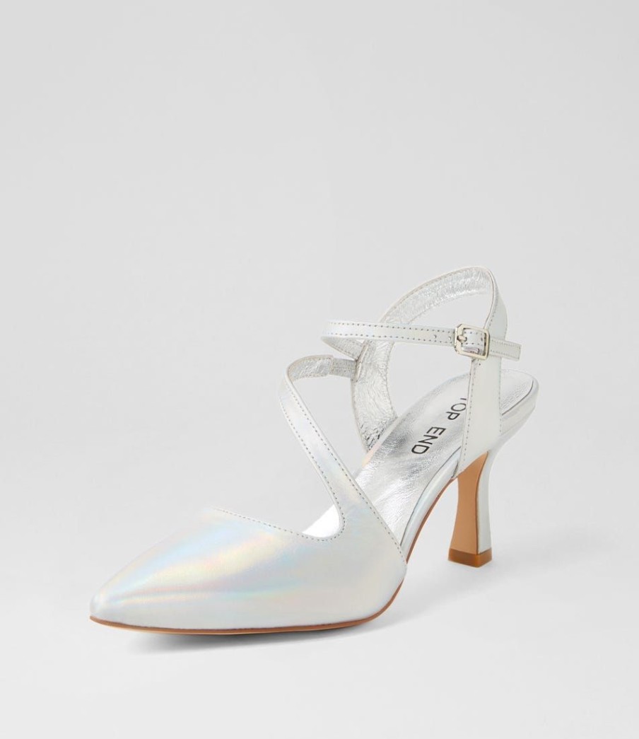 Shoes TOP END | Lukka Silver Rainbow Leather Heels