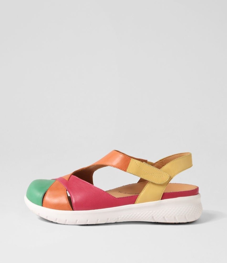 Shoes ZIERA | Sofzie Xf Bright Multi Leather Flat Shoes