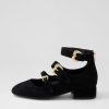 Shoes DJANGO & JULIETTE | Voslo Black Suede Heels