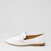 Shoes DJANGO & JULIETTE | Ulani White Leather Loafers