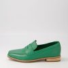 Shoes DJANGO & JULIETTE | Agape Dark Emerald Spearmint Patent Leather Loafers